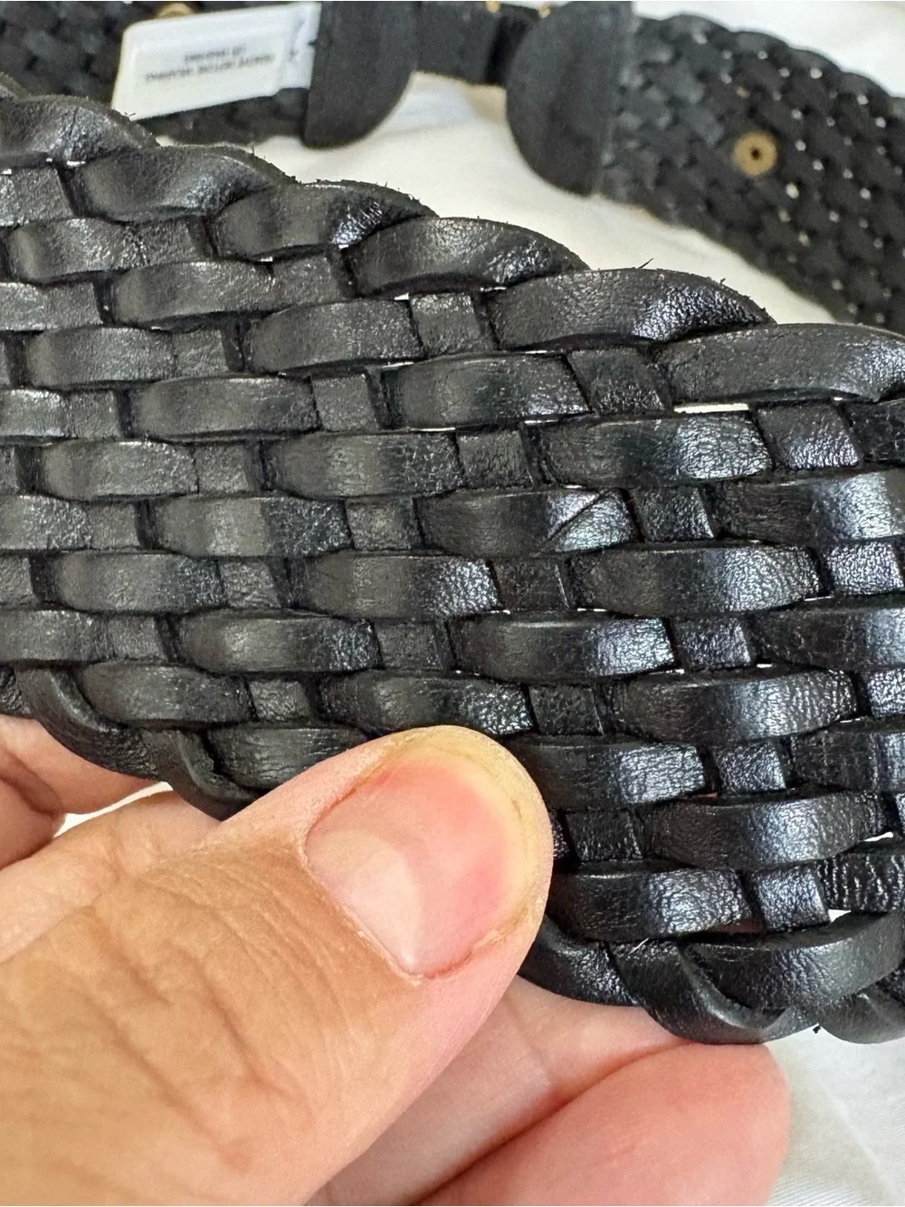 Ann Taylor LOFT Braided Leather Belt